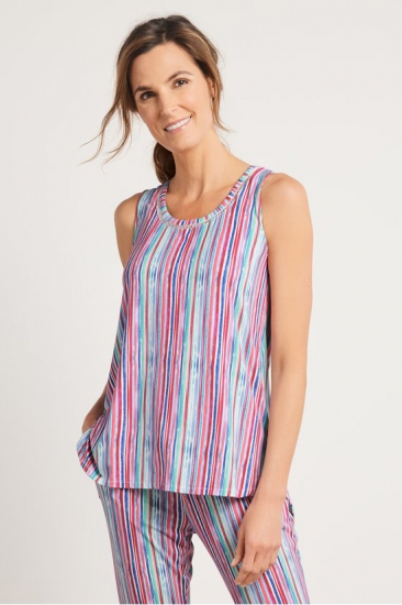 Women Blissful Bamboo Brighten Up Tank - Click Image to Close