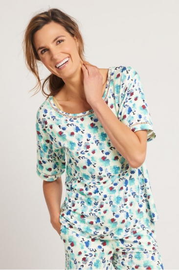 Blissful Bamboo Bouquet Top - Click Image to Close